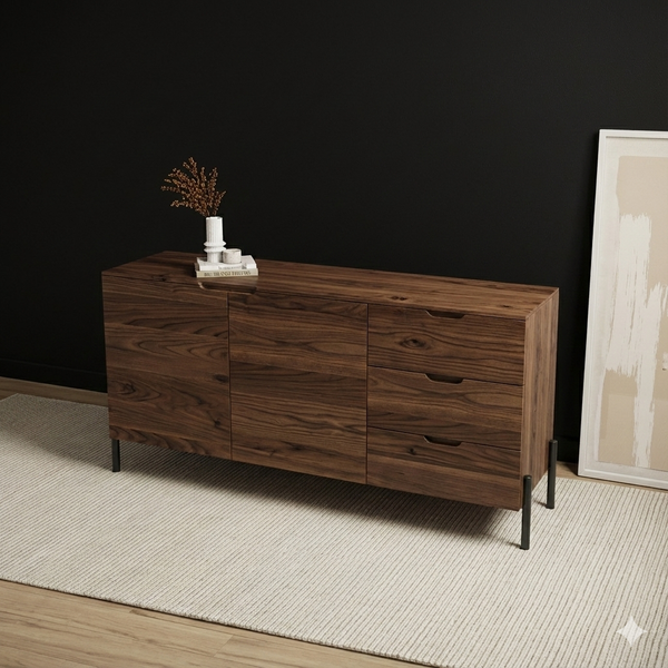 Buffet Cabernet en noyer 