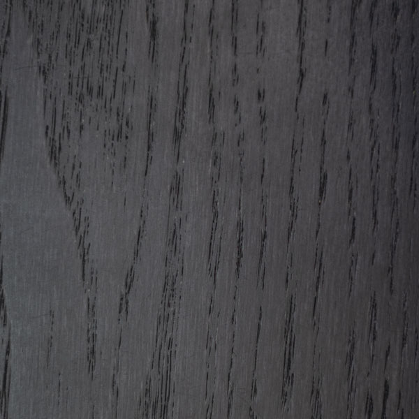 Frêne massif laqué noir