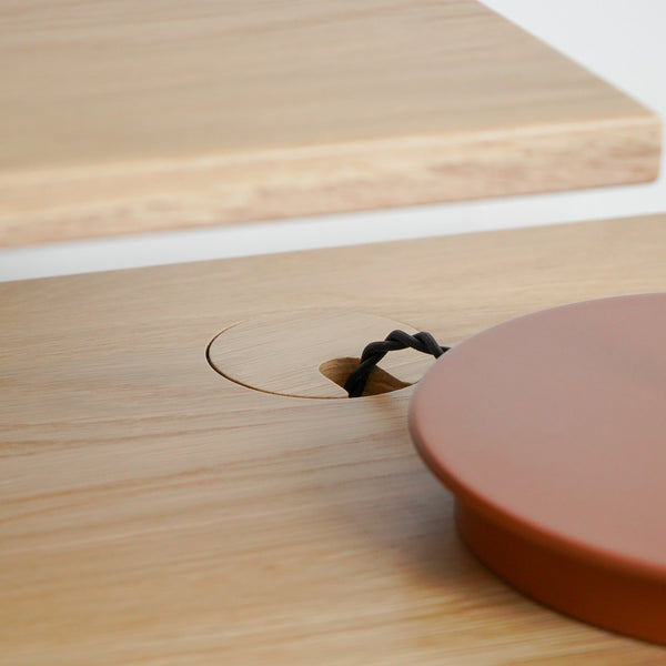 Bureau assis-debout en bois massif
