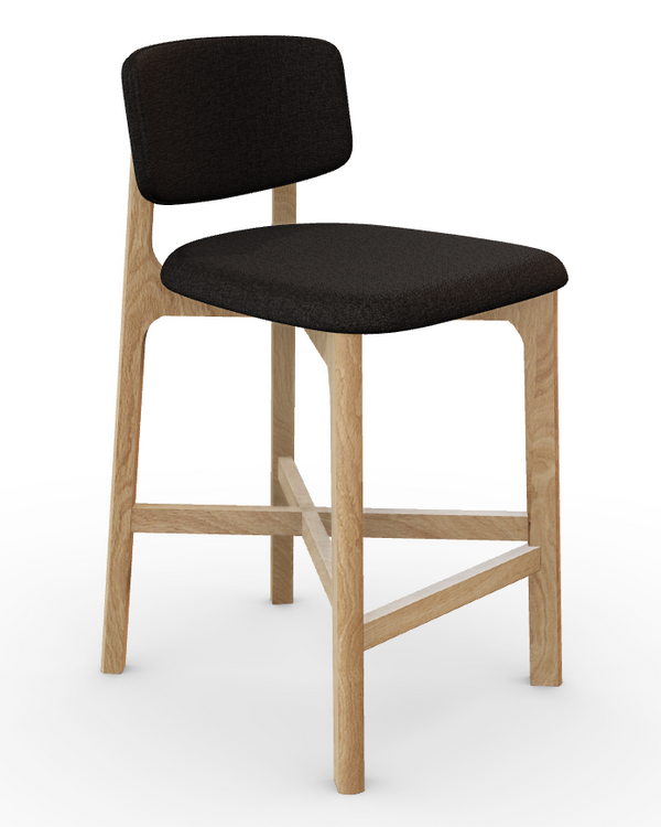 Tabouret en bois massif