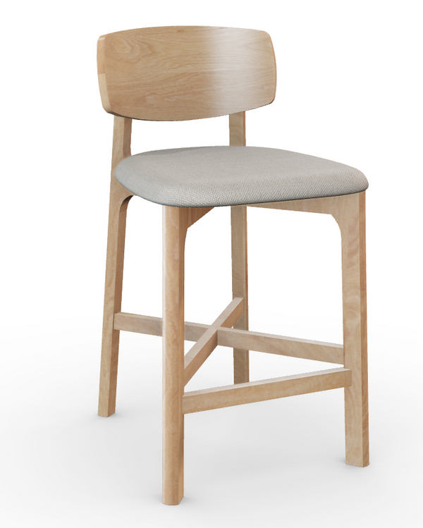 Tabouret en bois massif